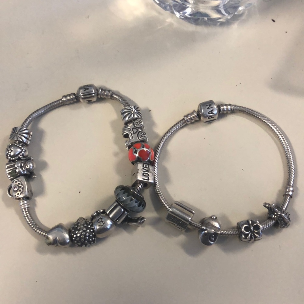 Pandora bracelets with charms